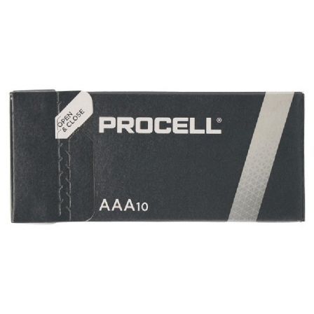 PACK DE 10 PILAS AAA L03 DURACELL PROCELL ID2400IPX10/ 1.5V/ ALCALINAS