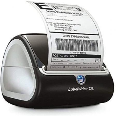 IMPRESORA DE ETIQUETAS DYMO LABELWRITER 4XL S0904950/ TERMICA/ ANCHO ETIQUETA 104MM/ USB/ NEGRA Y GRIS