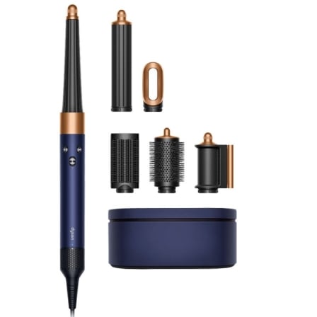 MOLDEADOR MULTIFUNCION Y SECADOR DYSON AIRWRAP I.D. LISO+ONDULADO AZUL DE PRUSIA/COBRE