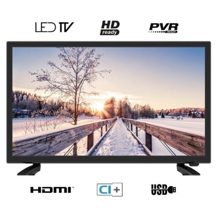 TELEVISOR EAS ELECTRIC 24SM500 - 24"/60.9CM - 1366*768 - DVB-T/T2 - VGA - HDMI - USB - VESA 100*100