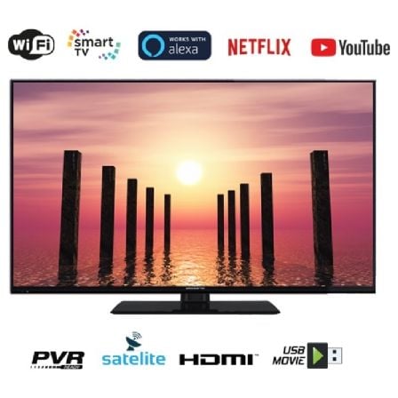 TELEVISOR LED EAS ELECTRIC E24SL702 - 24"/60.9CM - 1366*768 - DVB-T/T2/C/S/S2 HEVC - SMART TV - WIFI - VGA - 2*HDMI - USB - LAN