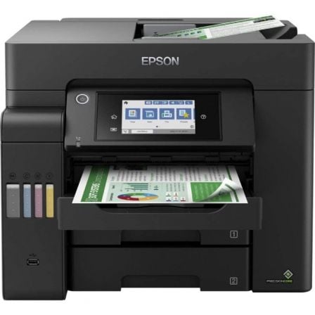 MULTIFUNCION RECARGABLE COLOR EPSON ECOTANK ET-5800 WIFI/ FAX/ DUPLEX/ NEGRA