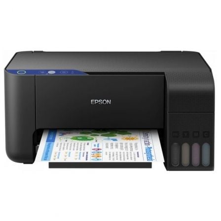 MULTIFUNCION RECARGABLE COLOR EPSON ECOTANK L3111/ NEGRA