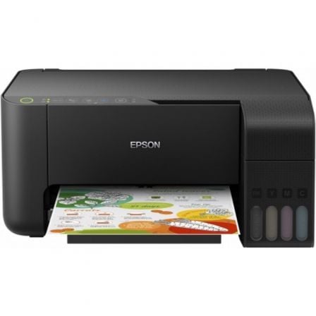 MULTIFUNCION RECARGABLE COLOR EPSON ECOTANK L3150 WIFI/ NEGRA