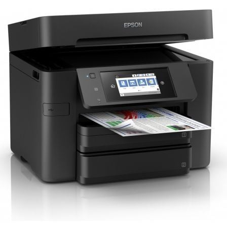 MULTIFUNCION EPSON WORKFORCE PRO WF-4740DTWF WIFI/ FAX/ DUPLEX/ NEGRA