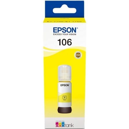 BOTELLA DE TINTA ORIGINAL EPSON N106/ AMARILLO