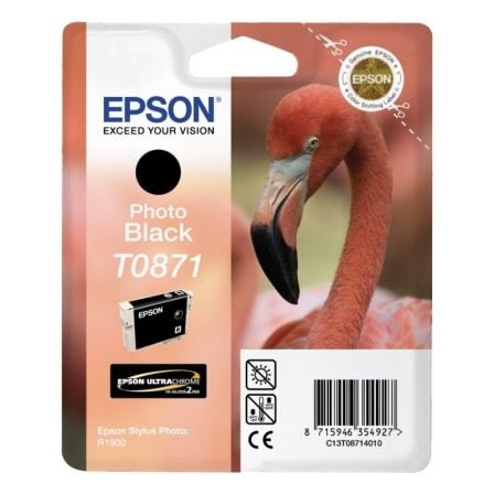 CARTUCHO DE TINTA ORIGINAL EPSON T0871/ NEGRO