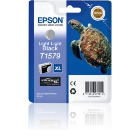 CARTUCHO DE TINTA ORIGINAL EPSON N T1579 XL/ GRIS CLARO