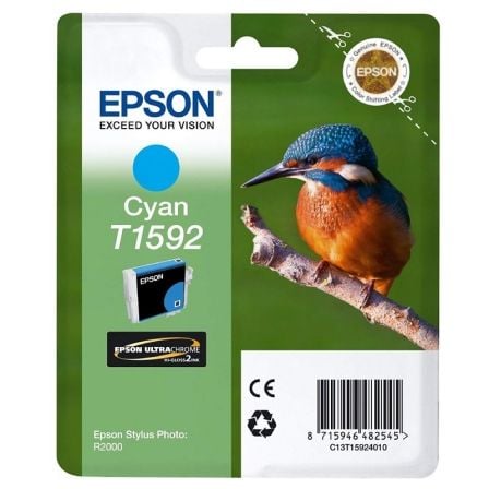 CARTUCHO DE TINTA ORIGINAL EPSON T1592/ CIAN