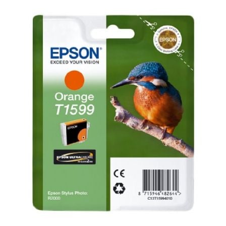 CARTUCHO DE TINTA ORIGINAL EPSON T1599/ NARANJA