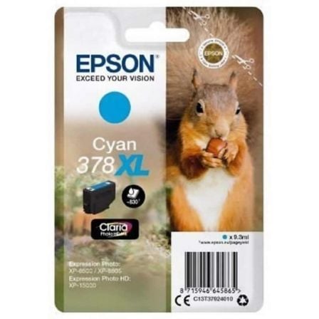 CARTUCHO DE TINTA ORIGINAL EPSON N378 XL ALTA CAPACIDAD/ CIAN