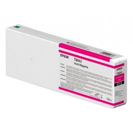 CARTUCHO DE TINTA ORIGINAL EPSON T804300/ MAGENTA VIVO