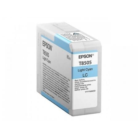 CARTUCHO DE TINTA ORIGINAL EPSON T8505/ CIAN CLARO