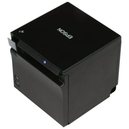 IMPRESORA DE TICKETS TERMICA EPSON TM-M30B NEGRA - VELOCIDAD 200MM/S - ROLLO 80MM - CORTE AUTOMATICO - NFC - USB - ETHERNET - BL