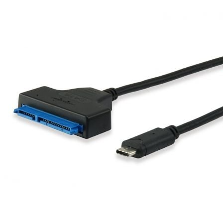 ADAPTADOR USB TIPO-C A SATA MACHO EQUIP 133456 - SOPORTA SATA 1.5/3/6 GB/S - 50CM