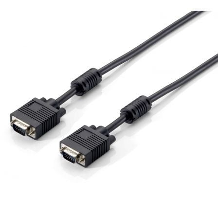 CABLE VGA EQUIP 118811 - CONECTORES MACHO MACHO - CON FERRITAS - 3M