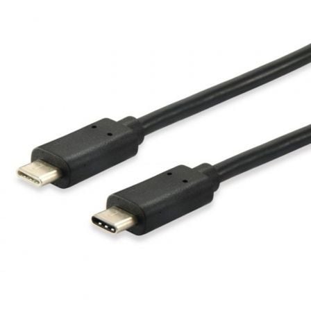 CABLE USB 3.1 TIPO-C EQUIP 12834207/ USB TIPO-C MACHO - USB TIPO-C MACHO/ 1M/ NEGRO