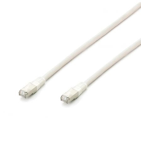 LATIGUILLO DE RED EQUIP 605617 - RJ-45 - S/FTP -CATEGORIA 6A - 0.5 METROS - COLOR BLANCO