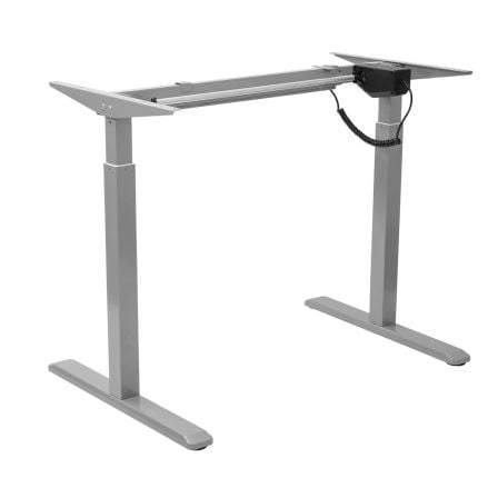 MESA ELECTRICA ERGONOMICA EQUIP GRIS - SIN TABLERO - CONTROL TACTIL - ALTURA REGULABLE 730MM-1230MM