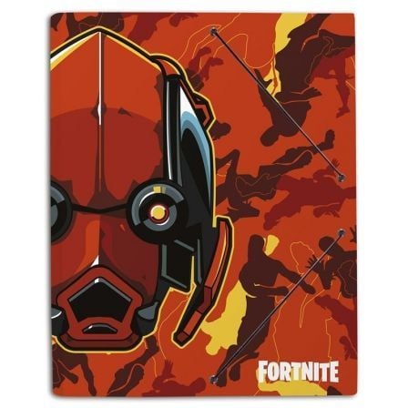 CARPETA DE GOMAS ERIK CPPA4046 FORTNITE 2 - 24.5*34.5CM - TAPA POLIPROPILENO 400 MICRAS - 3 SOLAPAS FLEXIBLES