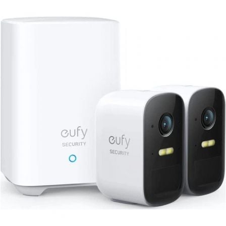 PACK 2 CAMARAS DE VIDEOVIGILANCIA EUFY EUFYCAM 2C/ 135/ VISION NOCTURNA/ CONTROL DESDE APP