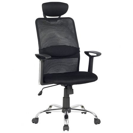 SILLA GIRATORIA EUROSILLA OXFORD/ NEGRA