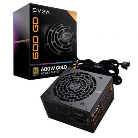 FUENTE DE ALIMENTACION GAMING EVGA 600 GD/ 600W/ VENTILADOR 12 CM/ 80 PLUS GOLD