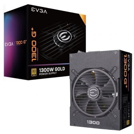 FUENTE DE ALIMENTACION EVGA 1300 G+ SUPERNOVA/ 1300W/ VENTILADOR 13.5CM/ 80 PLUS GOLD