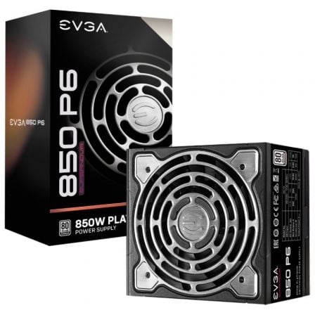 FUENTE DE ALIMENTACION EVGA SUPERNOVA 850 P6/ 850W/ VENTILADOR 13.5CM/ 80 PLUS PLATINUM | Fuentes de alimentacion