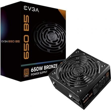 FUENTE DE ALIMENTACION EVGA 650 B5/ 650W/ VENTILADOR 13CM/ 80 PLUS BRONZE