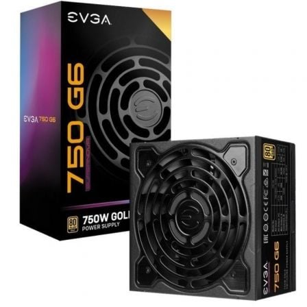 FUENTE DE ALIMENTACION EVGA 750 G6 SUPERNOVA/ 750W/ VENTILADOR 13.5CM/ 80 PLUS GOLD