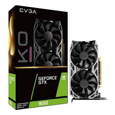 TARJETA GRAFICA EVGA GEFORCE GTX 1650 KO ULTRA GAMING/ 4GB GDDR6