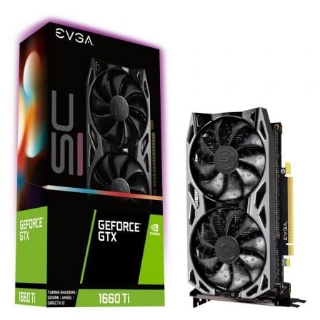 TARJETA GRAFICA EVGA GEFORCE GTX 1660 TI SC ULTRA GAMING/ 6GB GDDR6