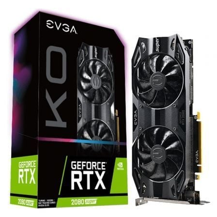 TARJETA GRAFICA EVGA GEFORCE RTX 2080 SUPER KO GAMING - 8GB GDDR6 - 1815 MHZ - PCI 3.0 - HDMI - 3*DISPLAYPORT