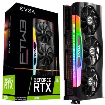 TARJETA GRAFICA EVGA GEFORCE RTX 3080 FTW3 ULTRA GAMING/ 10GB GDDR6X