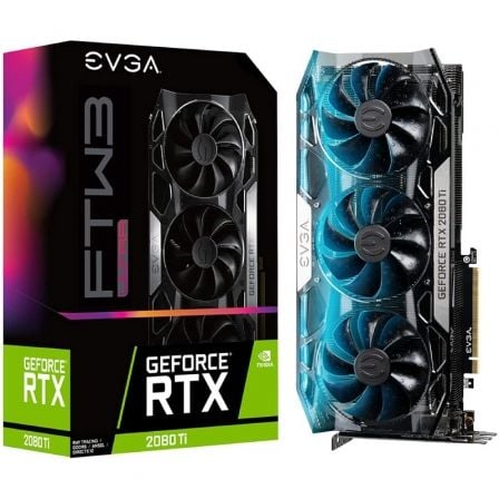 TARJETA GRAFICA EVGA GEFORCE RTX 2080 TI FTW3 ULTRA - 11GB GDDR6 - 1755 MHZ - PCI X16 3.0 - HDMI - 3*DISPLAYPORT - USB TIPO-C -