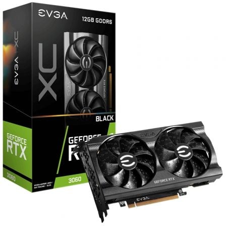 TARJETA GRAFICA EVGA GEFORCE RTX 3060 XC BLACK GAMING/ 12GB GDDR6