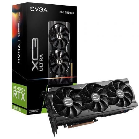 TARJETA GRAFICA EVGA GEFORCE RTX 3070 TI XC3 ULTRA GAMING/ 8GB GDDR6X/ LHR