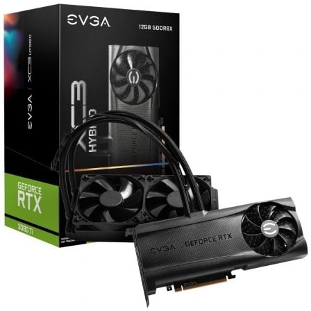 TARJETA GRAFICA EVGA GEFORCE RTX 3080 TI XC3 ULTRA HYBRID GAMING 12G-P5-3958-KR/ 12GB GDDR6X