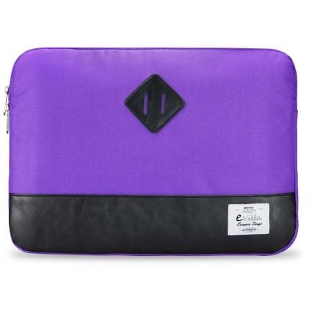 FUNDA E-VITTA HERITAGE PURPLE - PARA PORTATILES HASTA 13.3"-14"/ 33.7-35.5 CM - RELLENO DE ESPUMA DE POLIESTER - INTERIOR AFELPA