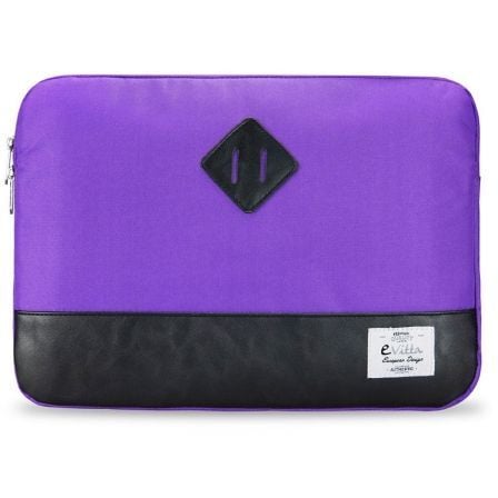 FUNDA E-VITTA HERITAGE PURPLE - PARA PORTATILES HASTA 15.4"-16"/ 39.1-40.6 CM - RELLENO DE ESPUMA DE POLIESTER - INTERIOR AFELPA