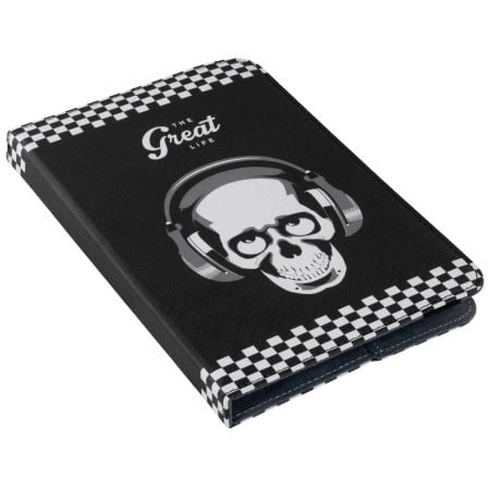 FUNDA E-VITTA STAND 2P URBAN TRENDY SKULL PARA TABLETS DE 10.1"