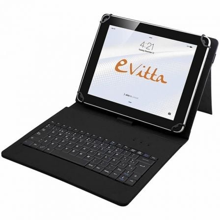 FUNDA CON TECLADO E-VITTA KEYTAB URBAN TRENDY PARA TABLETS DE 9.7/10.1"