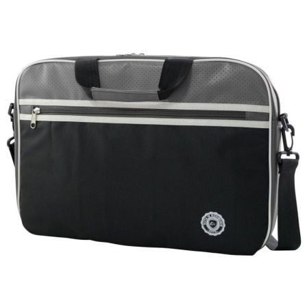 MALETIN E-VITTA RETRO BAG GREY - PARA PORTATILES HASTA 11"-12.5"/ 27.9-31.75CM - ACOLCHADA Y REFORZADA - 2 COMPARTIMENTOS INTERI