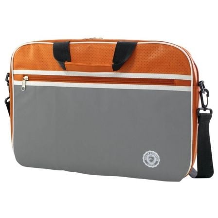 MALETIN E-VITTA RETRO BAG ORANGE - PARA PORTATILES HASTA 11"-12.5"/ 27.9-31.75CM - ACOLCHADA Y REFORZADA - 2 COMPARTIMENTOS INTE