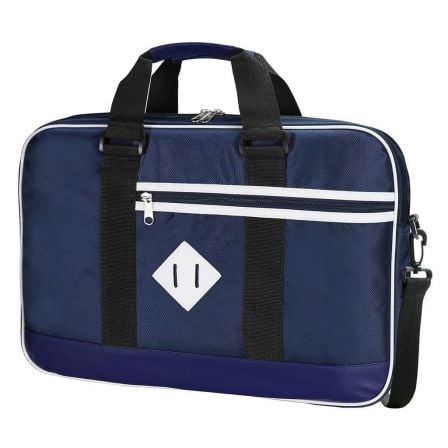 MALETIN E-VITTA LOOKER AZUL OSCURO - PARA PORTATILES 15.4"-16"/39.1-40.64CM - BOLSILLO EXTERIOR - INTERIOR ACOLCHADO Y REFORZADO