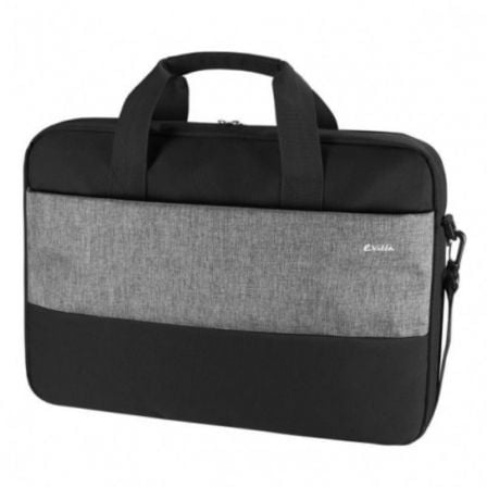 MALETIN E-VITTA MASTER BLACK - PARA PORTATILES HASTA 17"/ 43.18 CM - INTERIOR ACOLCHADO - BOLSILLO EXTERIOR - CORREA DE HOMBRO