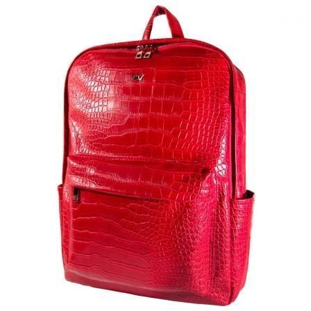 MOCHILA E-VITTA URBAN DARK RED - PARA PORTATILES HASTA 15,4"-16"/39.11-40.64CM - INTERIOR REFORZADO - RESPALDO MATERIAL AIRFLOW