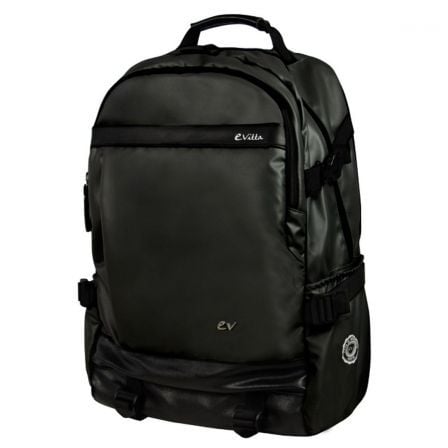 MOCHILA E-VITTA S GEAR BLACK - PARA PORTATILES HASTA 15.4"-16"/39.1-40.64CM - IMPERMEABLE - CORREA SUJECION FRONTAL - PANEL TRAS