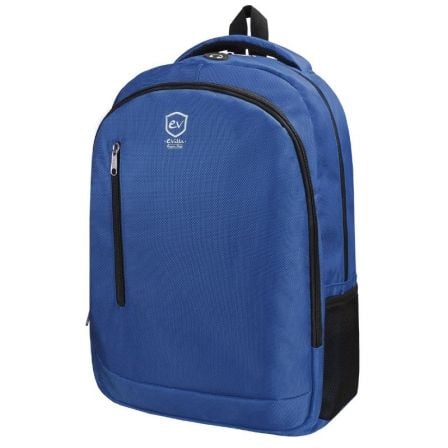 MOCHILA E-VITTA DISCOVERY AZUL - PARA PORTATILES 15.4"-16"/39.1-40.6CM - INTERIOR ACOLCHADO - DOS BOLSILLOS DE MALLA - SALIDA AU